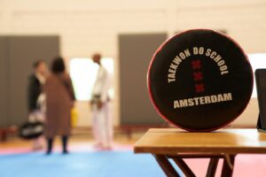 Het logo van Taekwon-Do School Amsterdam